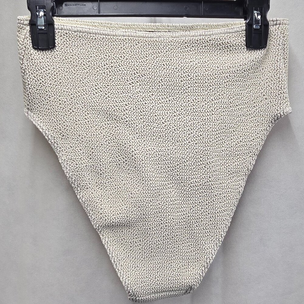 ASOS Textured Cream Bikini Bottom - Picture 5 of 11